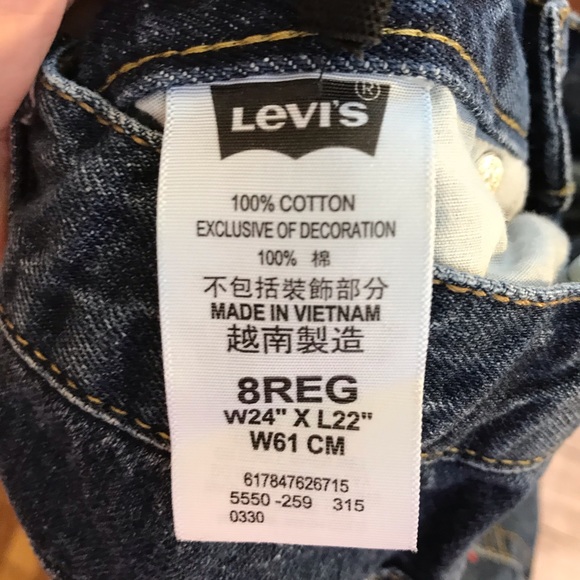 Levi’s 5l5 Relaxed Boys Jeans ( Size 8R ) - Picture 6 of 7